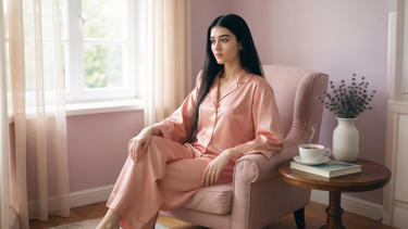 Solid Nude Silk